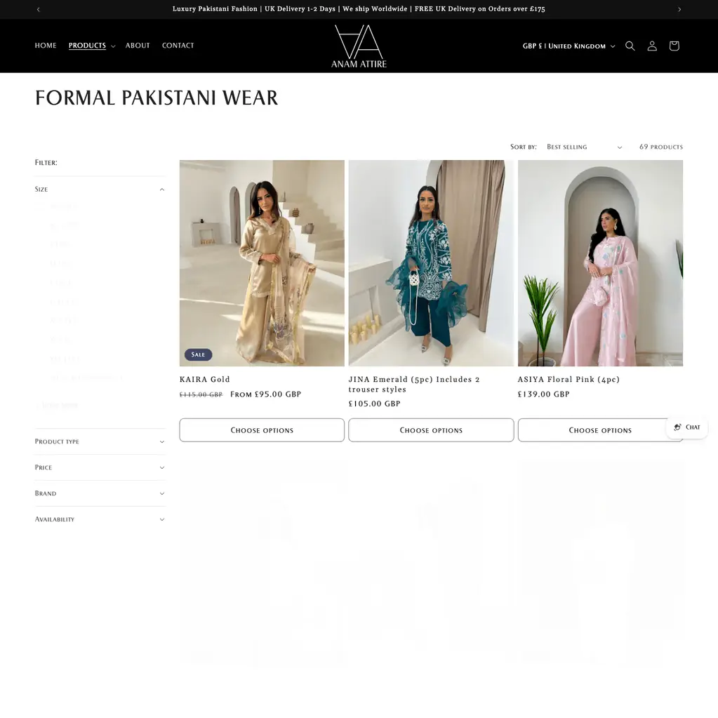 Formal wear ~ Anam Attire by oContis Studio