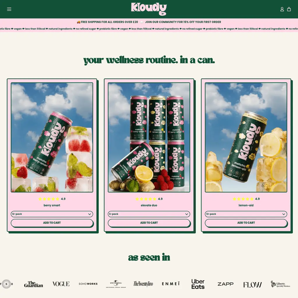 Kloudy Matcha shop collection ~ oContis Studio