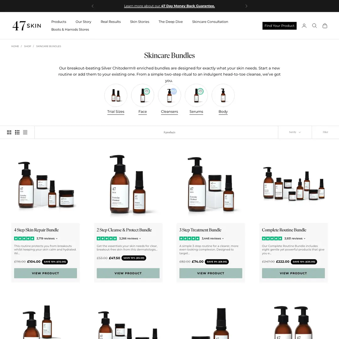 Skincare bundles ~ 47 Skin by oContis Studio