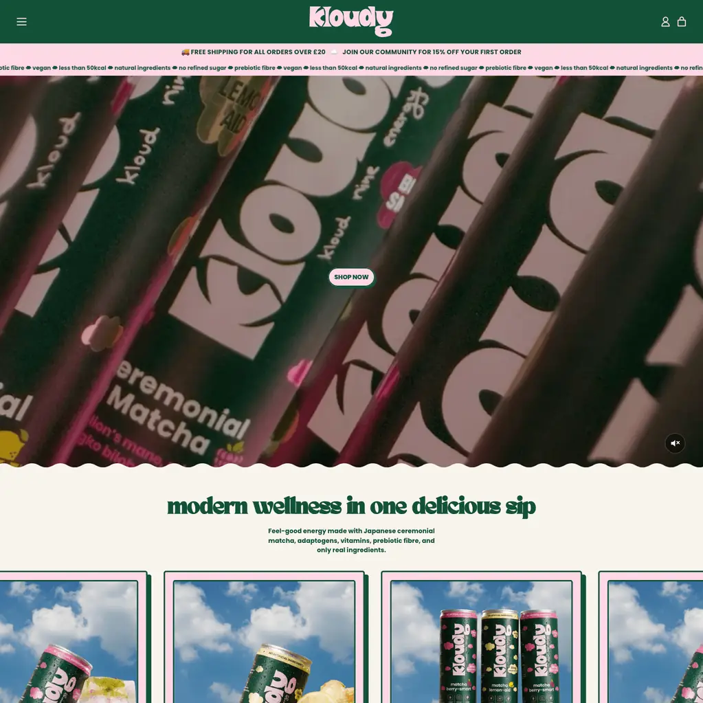 Homepage ~ Kloudy Matcha by oContis Studio