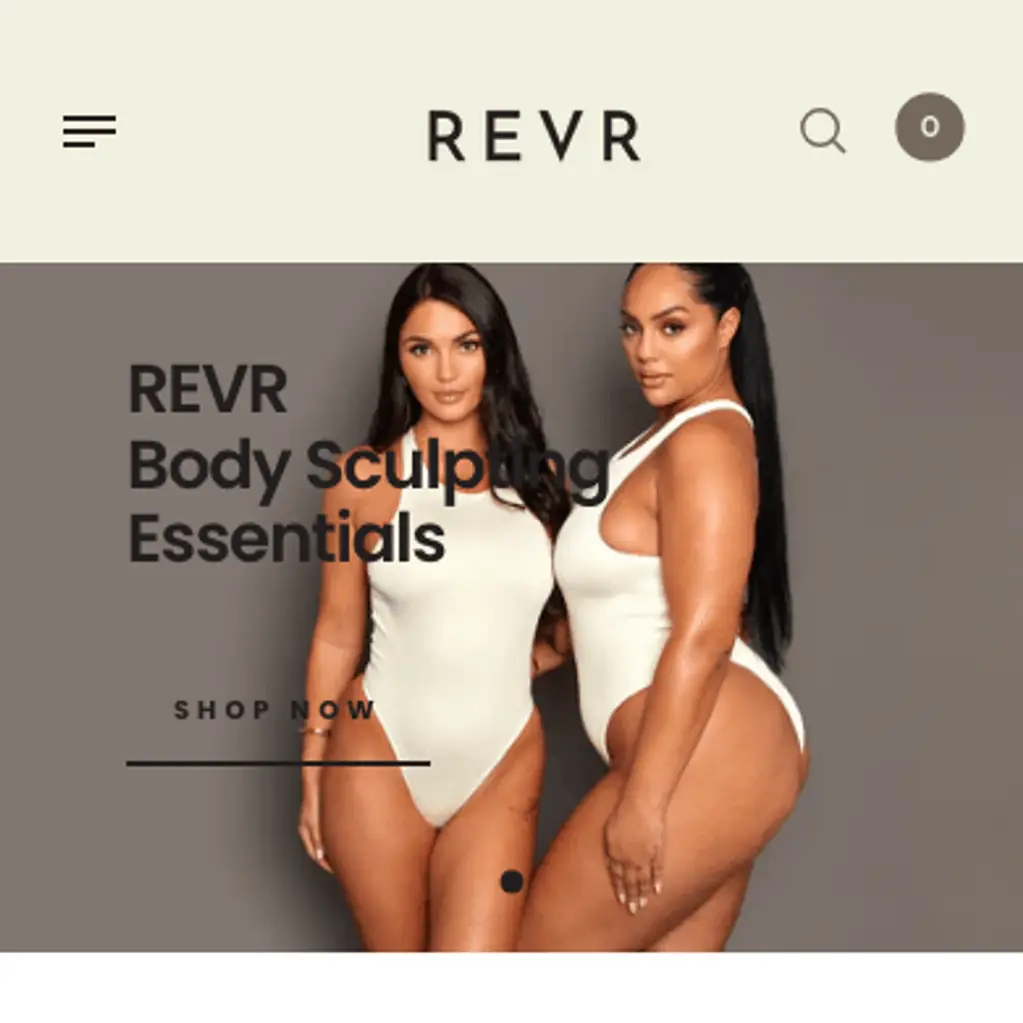 Mobile homepage ~ RevR by oContis Studio