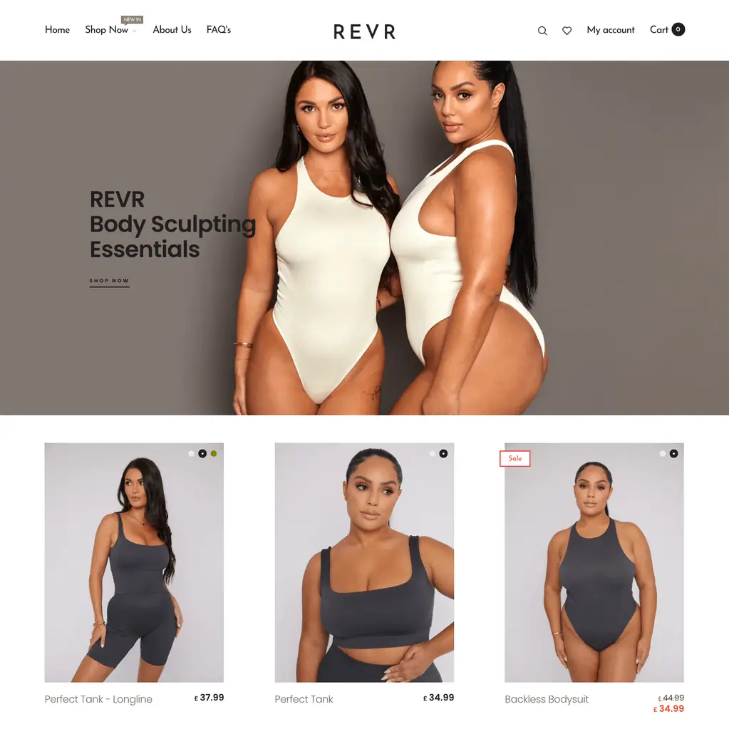 Homepage ~ RevR by oContis Studio