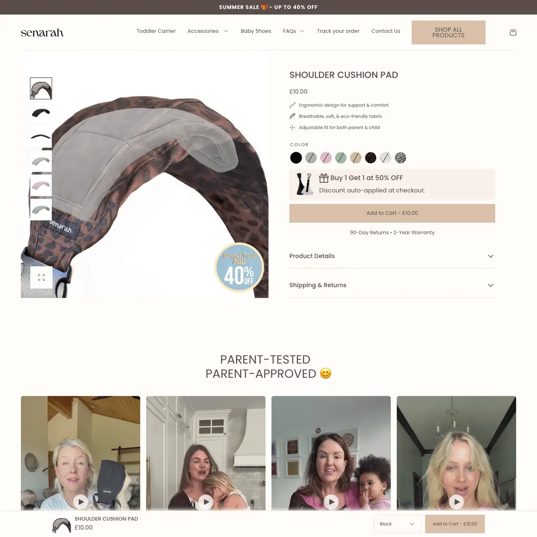 Accessories product page ~ Senarah by oContis Studio