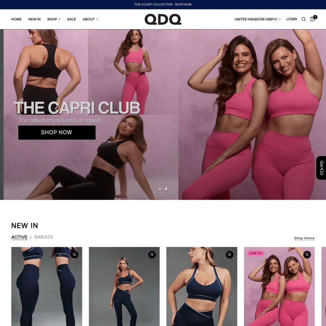QDQ Club storefront ~ oContis Studio