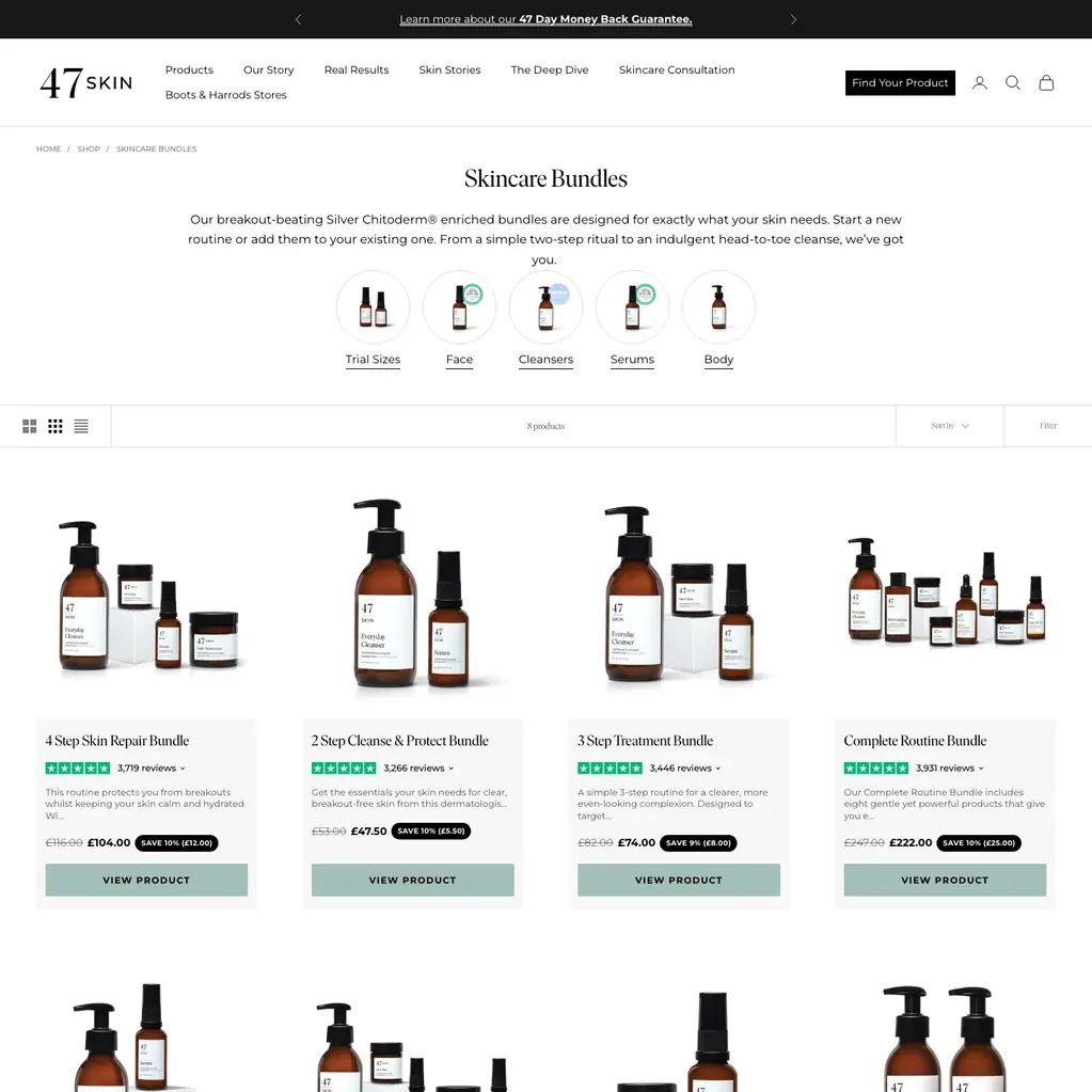 Skincare bundles ~ 47 Skin by oContis Studio