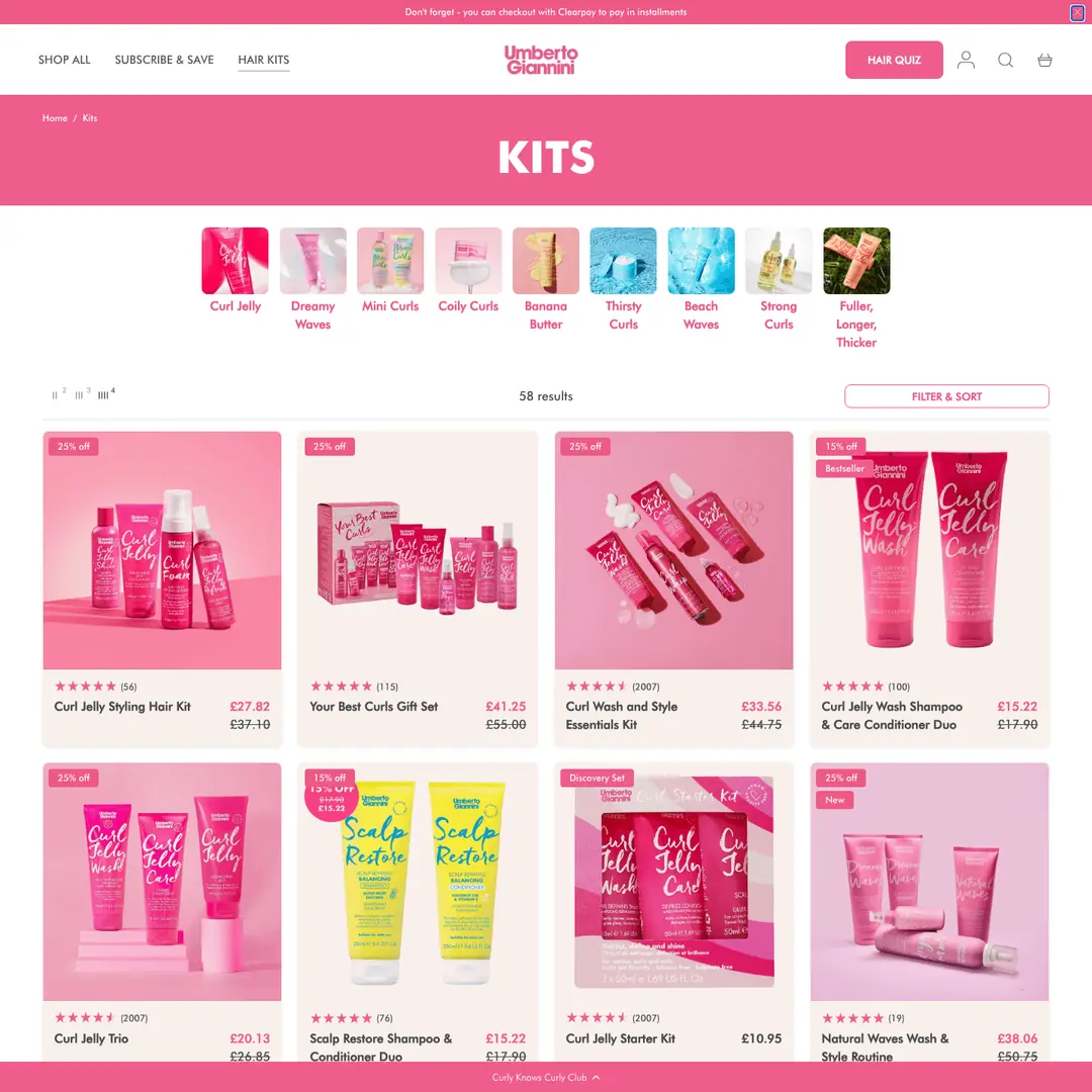 Hair kits collection ~ Umberto Giannini by oContis Studio